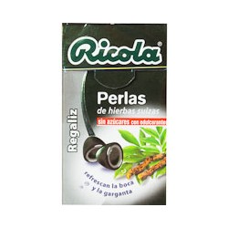 RICOLA PERLAS S/AZ REGALIZ