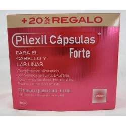 PILEXIL CAPSULAS FORTE CABELLO Y UÑAS 100 CAPS